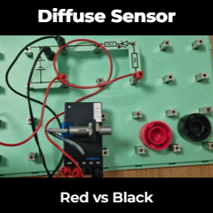 Diffuse Sensor Colour Detection Example